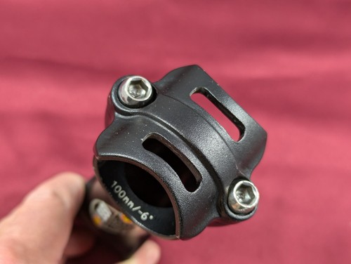 Easton EA50 1 1/8 Alloy Stem 100mm 31.8 Clamp Black T/16 - Picture 5 of 5