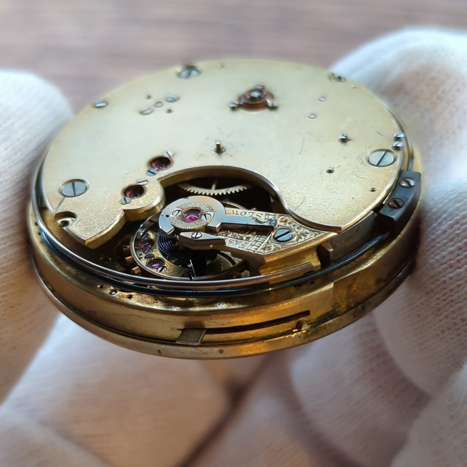 LeCoultre Minute Repeater Pocket Watch Movement, Ticking & Chiming