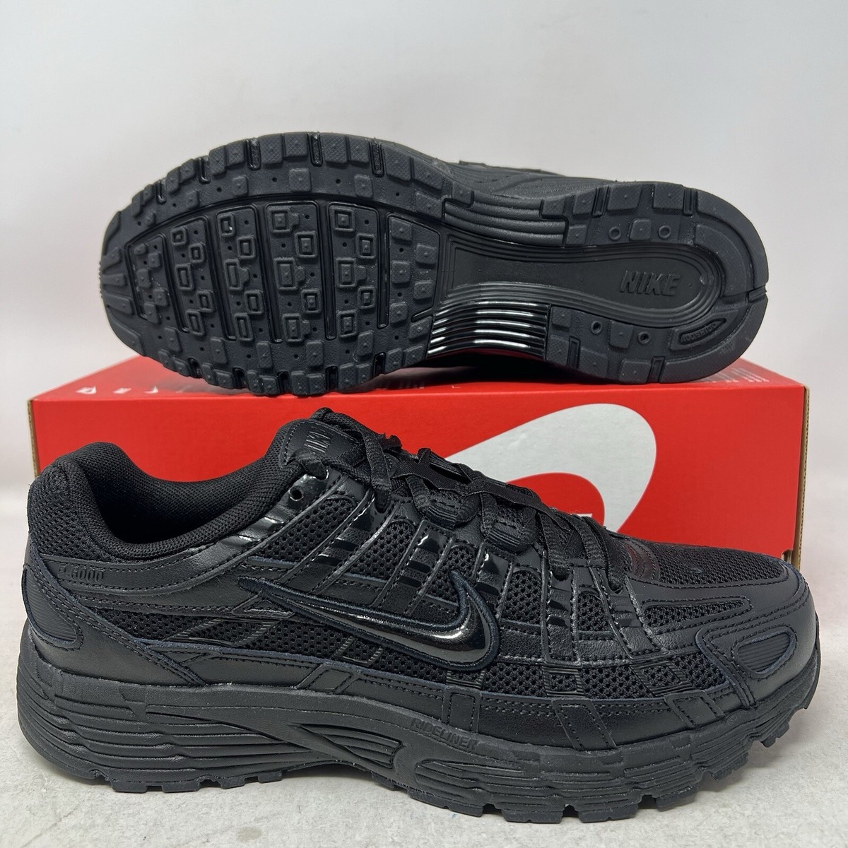 Nike P-6000 Black Noir Men's Shoes Sneakers No Lid CD6404