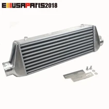 EMUSA Universal Tube Fin Intercooler 3" I/O 27X7.25X4 Fit Honda Civic CRX S2000