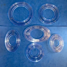 Creative Memories Scrapbooking Custom Cutting System Lot Of 7 Ovals & Circles