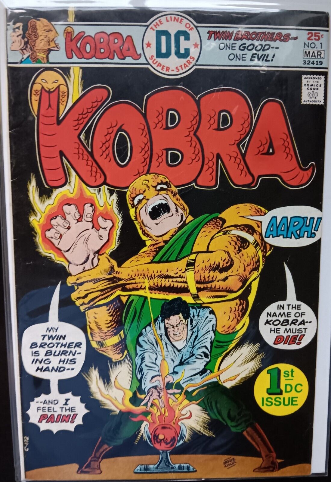 Kobra 1-7 Complete Set (7 Books)  DC Comics  1976 Lot