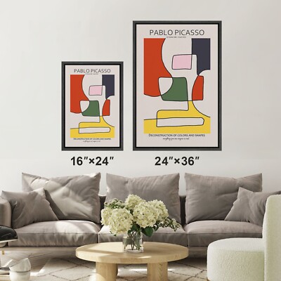 Pablo Picasso Geometric Framed Print Wall Art | eBay