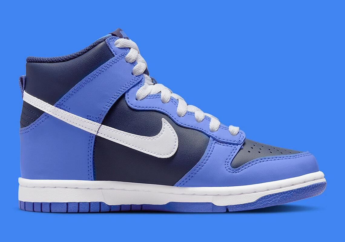 Nike Dunk High GS Medium Blue White DB2179 400 - SIZE 4.5Y = 4.5
