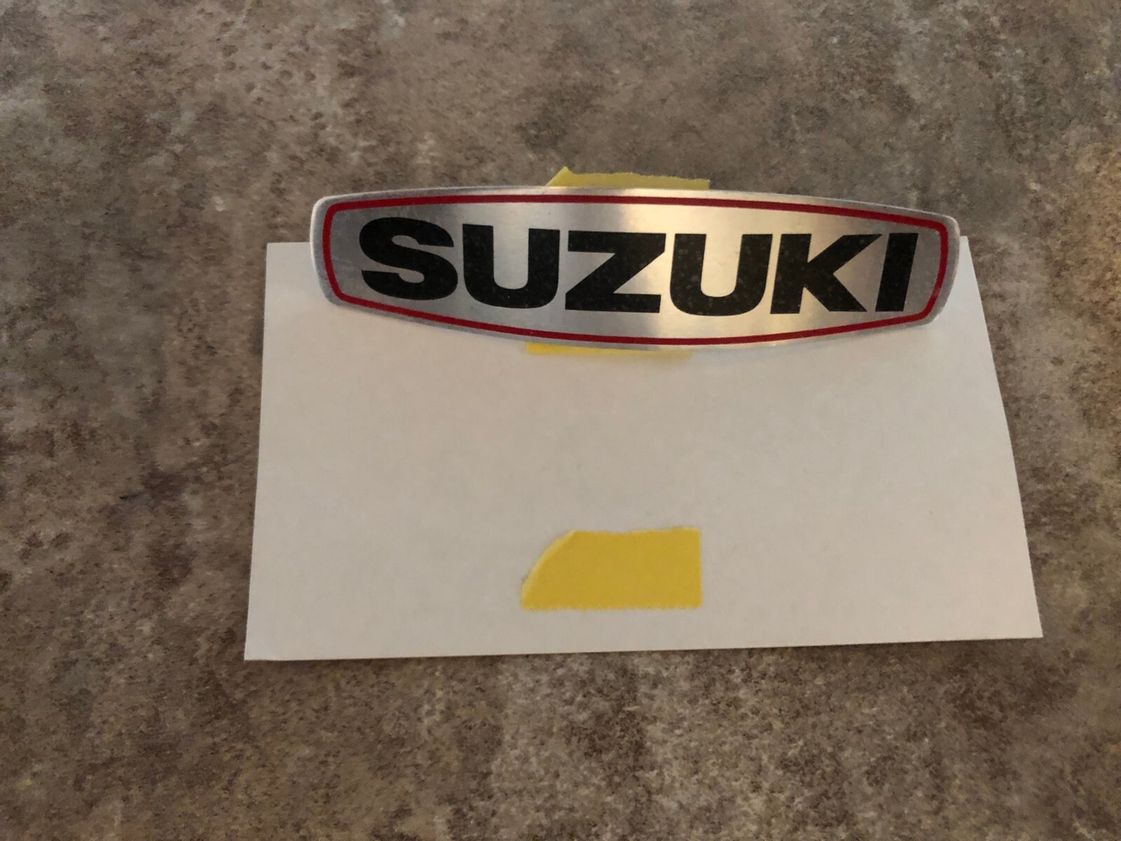 Suzuki TM100 TM125 TM250 Side Ignition Cover Decal Vintage Mg Emblem
