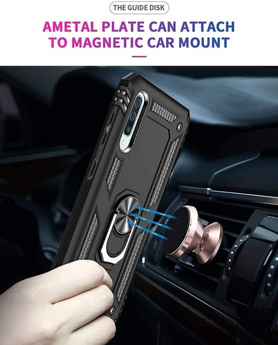 Per custodia Samsung GalaxyA50 A30, supporto supporto sottile cover telefono + vetro temperato - Foto 9 di 21