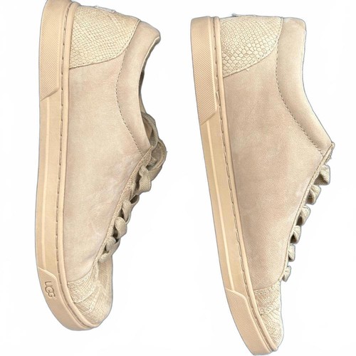 Baskets en daim marron australien Ugg, variante Karina Snake, taille 8,5 - Photo 4/6