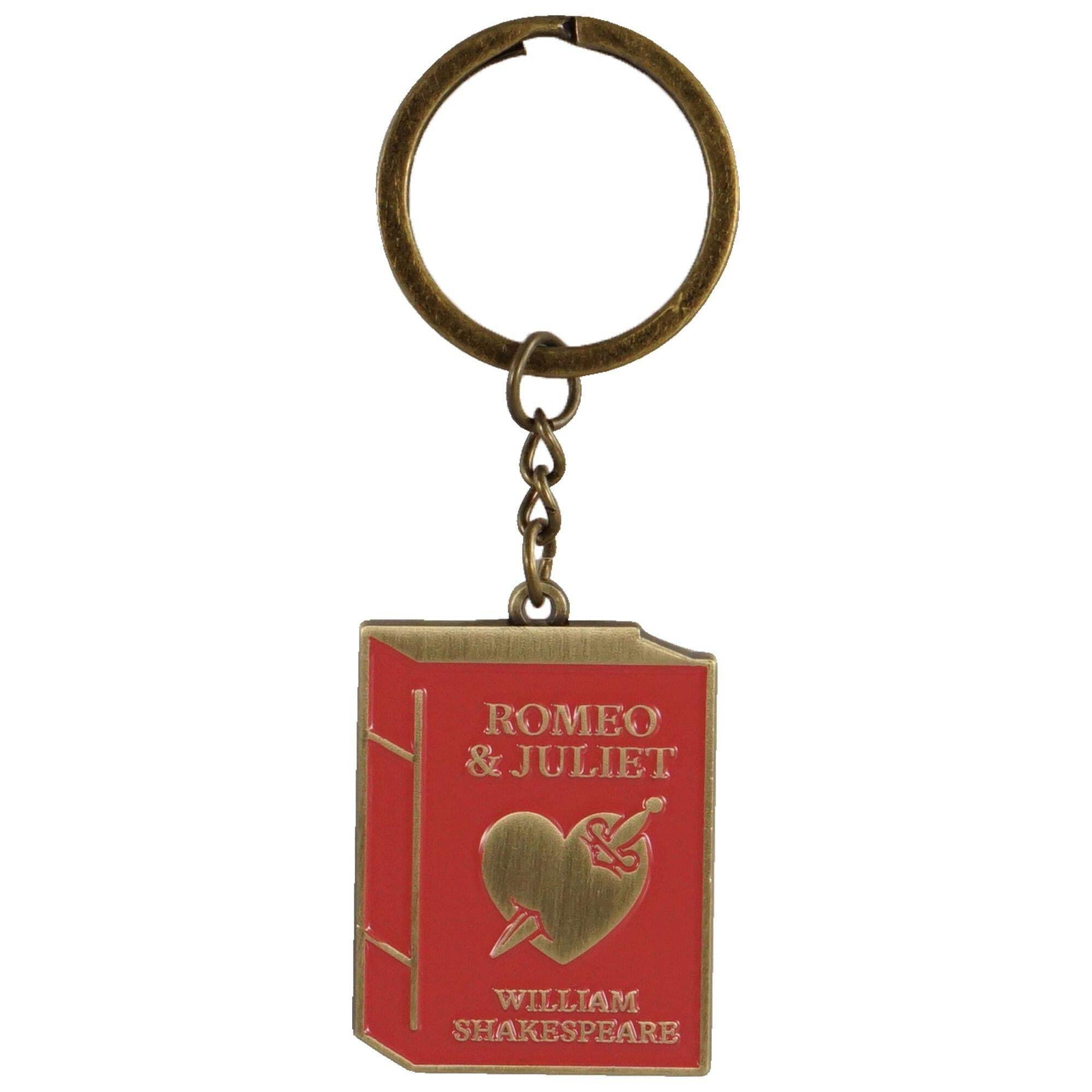 NEW Keyring Metal - Shakespeare (Romeo & Juliet)