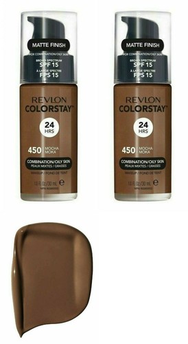 2 PK Revlon Colorstay Makeup Foundation Combination/Oily Matte Finish 24 Hrs - Picture 2 of 31