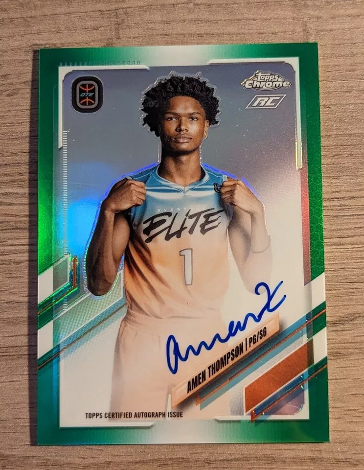 PSA10 Amen Thompson Topps RC Auto NBA 1位受賞 SALE実施中 www