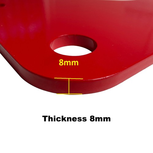 Recovery Tow Point Kit for Isuzu Dmax D-Max 2016-2019 Heavy Duty 5000 kgs Red Of - Picture 5 of 8