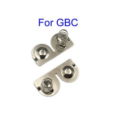 2PCS FOR GBC Game Console Internal Battery Contact Terminal Battery Spring
