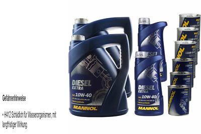 12L Motoröl MANNOL SAE 10W-40 DIESEL EXTRA 3xLeak-Stop+Motor Flush