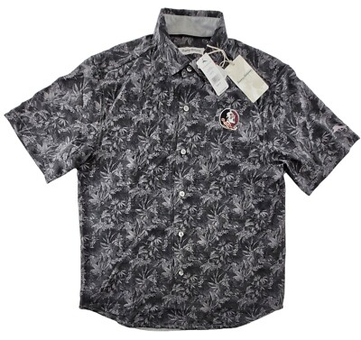 Florida State Seminoles Hawaiian Tommy Bahama Shirt Button Up S