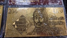 Australia Gold Foil Notes Old Paper Note Design $100