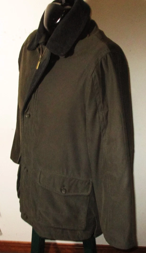 Abrigo aislante ROCKPORT verde topo cremallera completa para hombre talla M Foto 4 de 4