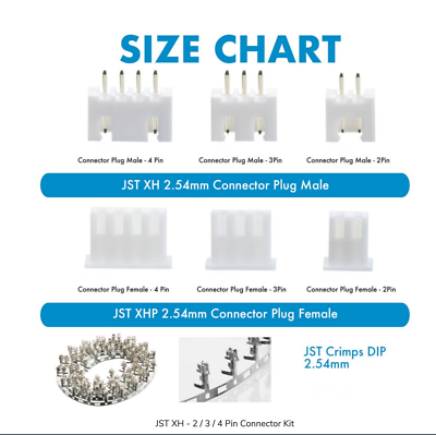 JST-XH balancer connector with cable - 2S | RC Factory JST-XH balancer connector with cable - 2S | RC Factory