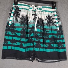 Shandianyu Swim Trunks Youth 4XL Black Green White Hawaiian Board Shorts