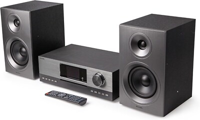 All In One Music System All-in-One Compact HiFi System with Spotify Connect, CD Player, HDMI ...