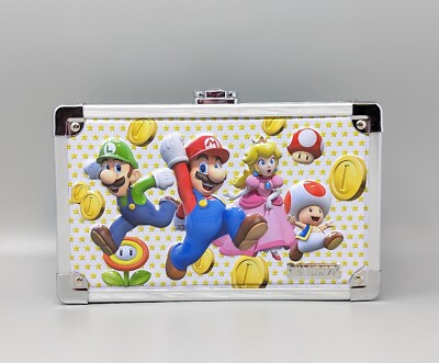Super Mario Vaultz Locking Supply Box Luigi Yoshi Nintendo 2 Keys Pencil Box