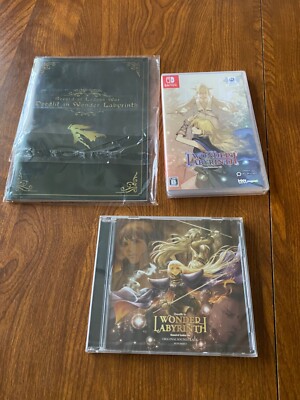 wonder labyrinth nintendo switch with preorder items. Original cover.region free