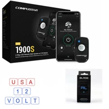 Compustar CSX1900-S  2-Way Remote Start System W/LTE Module w/ Drone X1 (CM900)