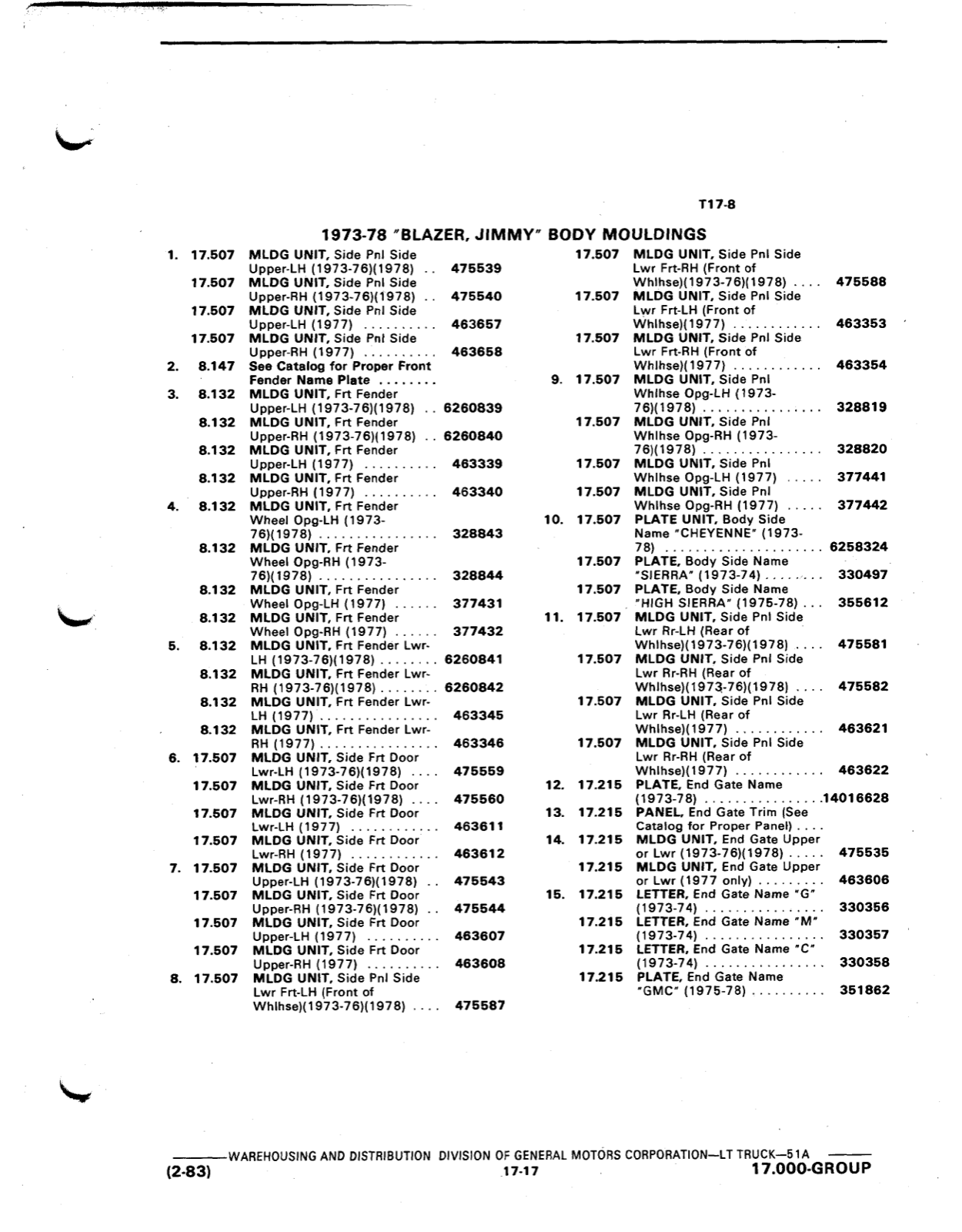 Rear Axle Ratio Charts For 1967 1972 GM Trucks The 1947, 46 OFF