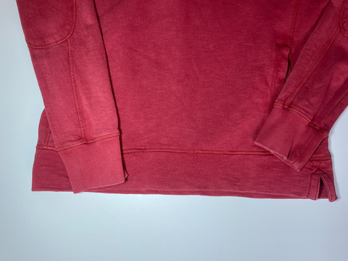 Fat Face Henley Sweatshirt Top Size Small Men's Red Long Sleeve 1/4 Button - Foto 7 di 15