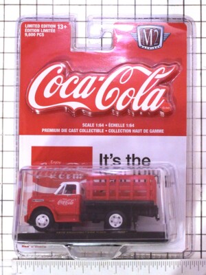 M2 Machines 2018 Coca-Cola, 1970 Chevy C60 Stack Truck, red w/soda tampos