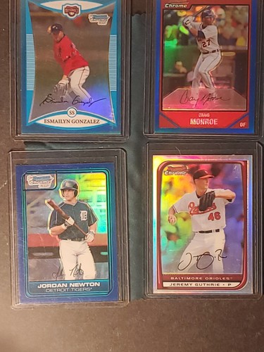 (29) 2007-2008 Bowman Chrome Refractors, Blue Refractor, X-fractors Semi-Stars - Picture 8 of 24