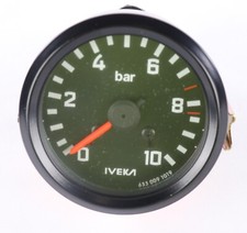 New 633.009.1019 Iveco 0-10 Bar Pressure Gauge