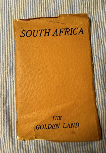 1935 South Africa The Golden Land Travel Booklet - Afbeelding 1 van 24
