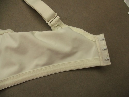 36D Lilyette Womens White Unlined Underwire Wide Strap Back Closure Demi Bra 3S - Picture 5 of 8