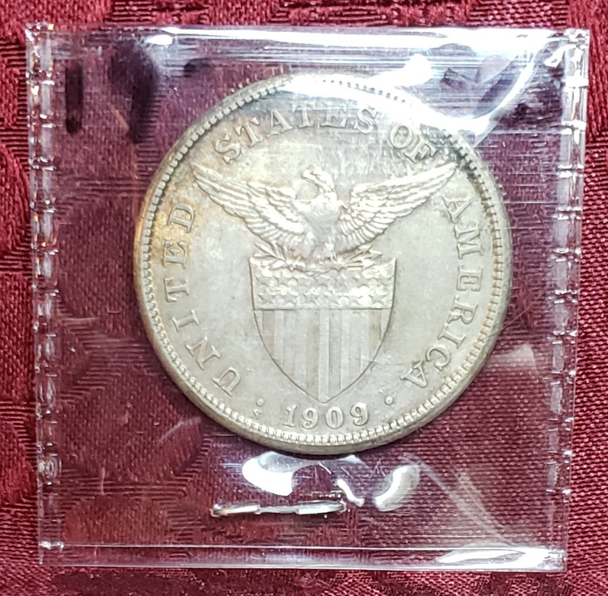 11790 1909年 アメリカ銀貨 1ペソ 11790 1909年 アメリカ銀貨 1