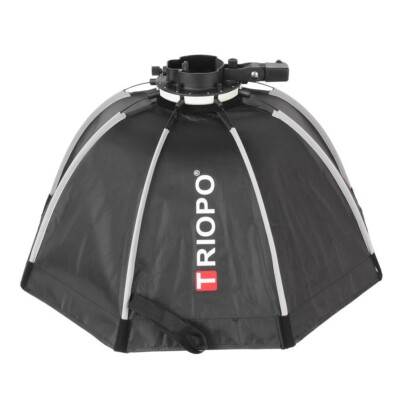 Softbox Triopo KX65 65 Cm Avec Grille Octogonale - Pliable Pour Flash Godox AD200Pro, V860III, Etc.