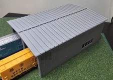 Ho Scale Warehouse Industry Diesel Garage 4 Open Doors Free Shipping 1/87 Scale
