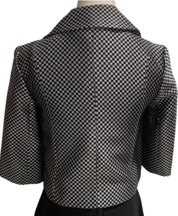 Express Design Studio Double Breasted Cropped Bla… - image 10