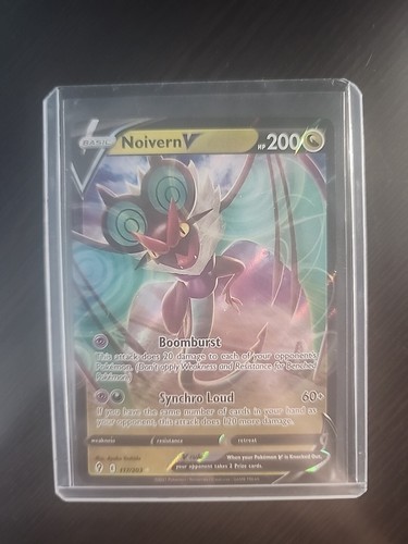 Pokémon TCG Noivern V Evolving Skies 117/203 Holo Ultra Rare