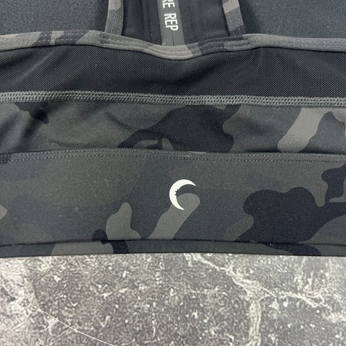 Zyia Active Sports Bra Size XS Camo Black Gray One More Rep Black - 第 5/8 張圖片