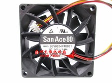 1pc Sanyo 9GV0824P4K031 24V 0.44A Inverter cooling fan 4 pin 80 80 25mm