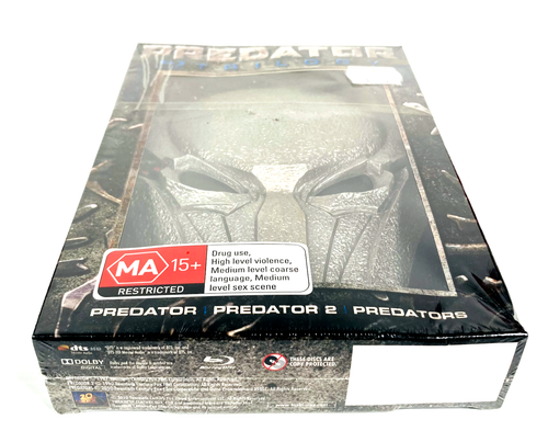 Predator Trilogy Blu-ray MASK Box (1987-2010) 3 Movies Reg B Brand New & Sealed - Picture 16 of 16