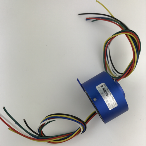 Slip Ring 6 Circuit/10A for Wind Power Generator Through Hole Dia.12.7mm - Picture 5 of 9