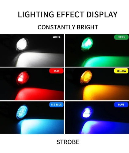 2pcs Motorcycle LED Drl Daytime Running Lights Mirror Eagle Eye LED Lamps - Picture 15 of 21