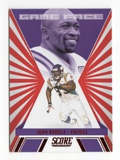 John Randle GF10 2021 Score Game Face Red Minnesota Vikings Card