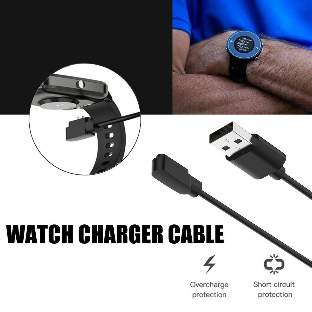 2-in-1 Oplaadkabel (USB-C) voor Apple Watch & USB-C Apparaten