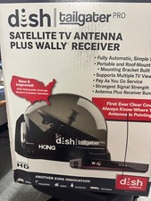 King Dtp4950 Premium Portable Satellite Tv Antenna Bundle W/wally