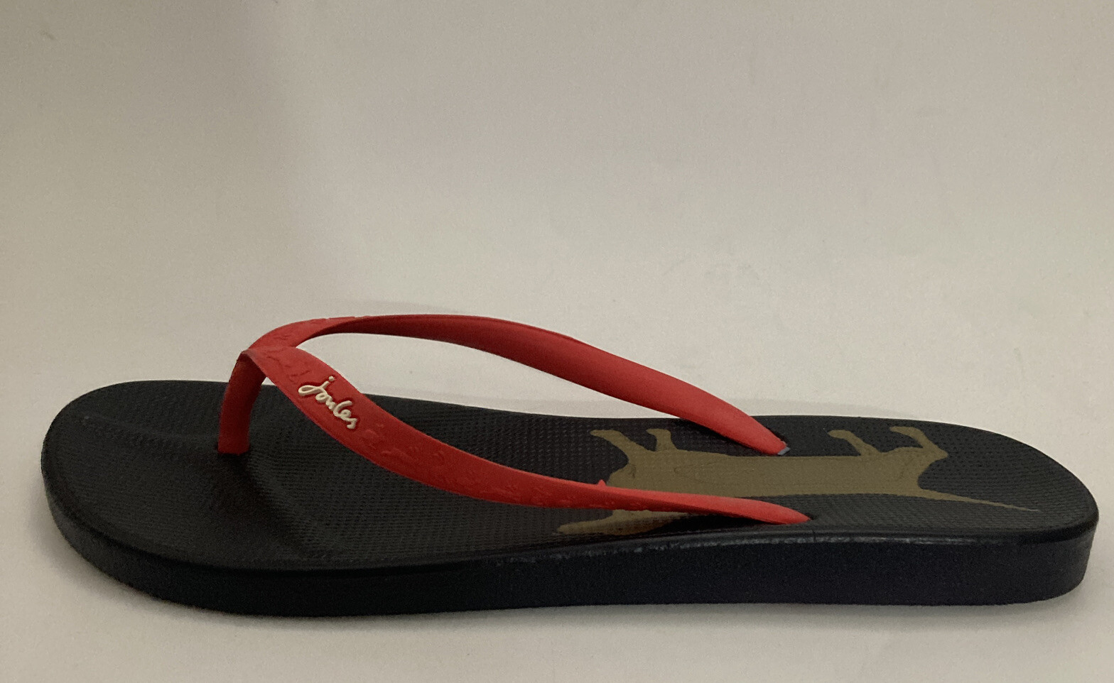 Joules Womens Flip Flop Sandals Navy Blue Dogs Size 7 M US | eBay