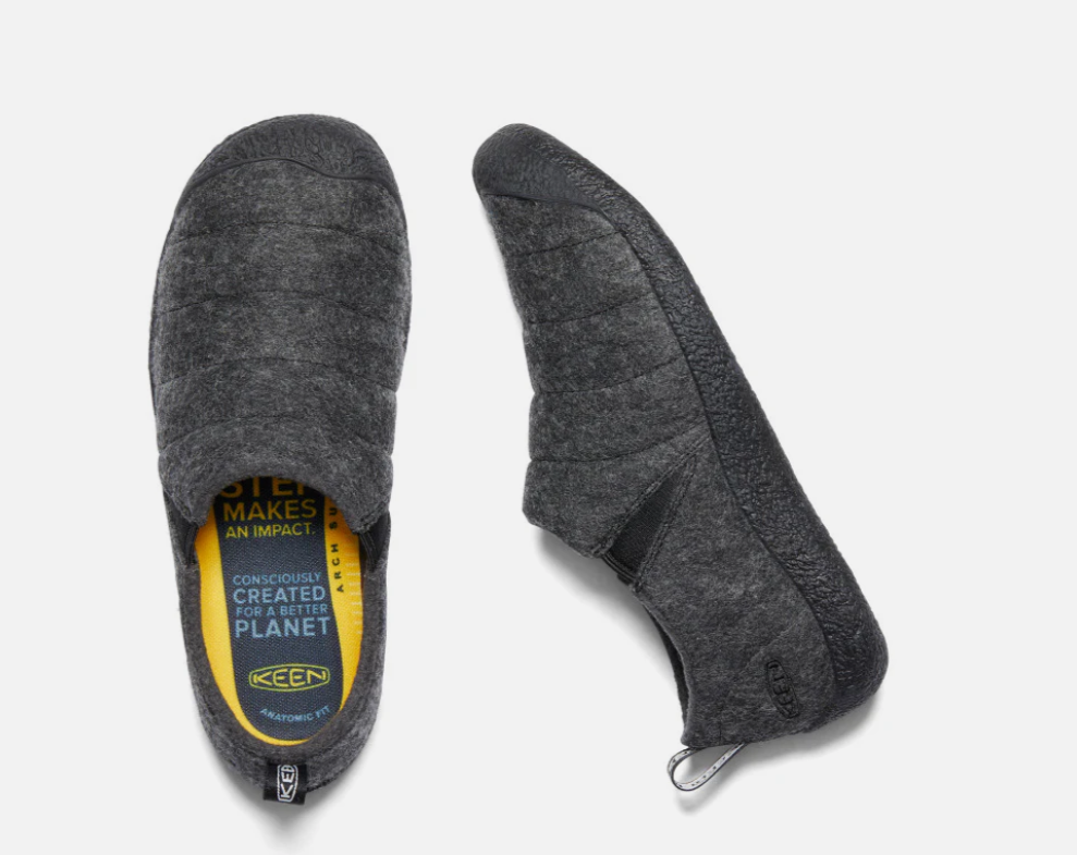 Scarpa slip on Keen® donna 8 M Howser II in feltro grigio antracite nero