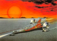 Silicon Drive by Lionel Jones Continental Size Postcard 4 1/2" by 6"