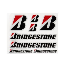 Juego de pegatinas para neumáticos de moto Bridgestone gráficos pegatinas laminadas Racing
